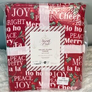 North Pole Trading Company Velvet Plush Throw